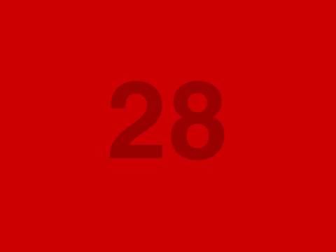 TWENTY EIGHT.