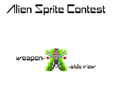 Hydrosity Alien Sprite Contest 