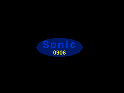 Sonic The Hedgehog title animation
