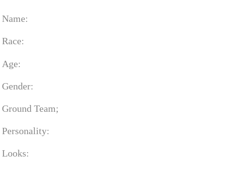 Signup Sheet: Primeval RP