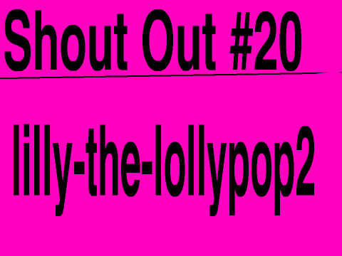 Shout Out #20