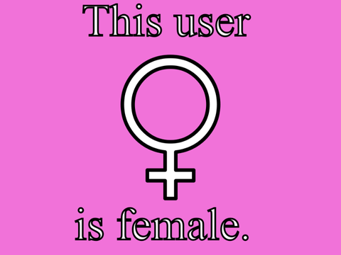 This user is female. remix