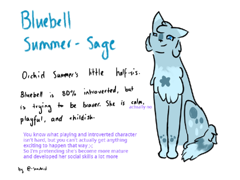 Bluebell Summer Sage || THGRP bio