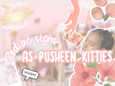 Zodiac signs as Pusheen kitties :D