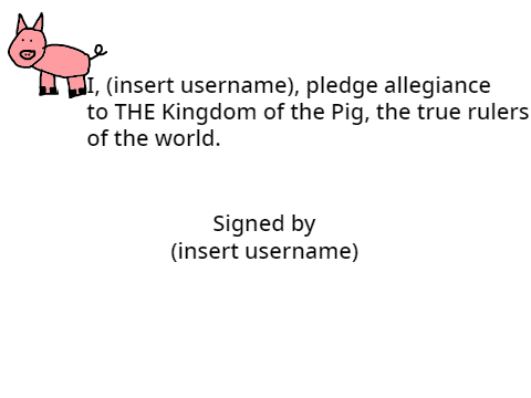 The Pledge of the Pig