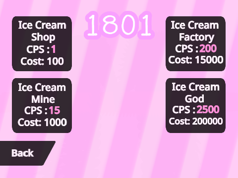 Ice Cream - A Clicker