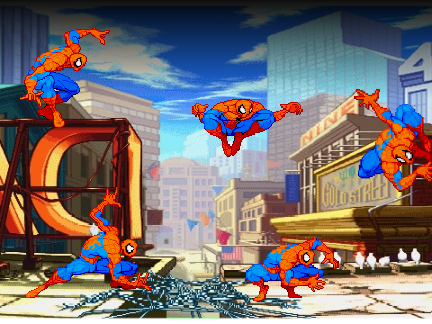 MVC Spider-Man Sprites