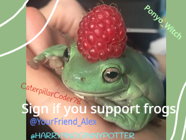 Sign if you support frogs #freedom4frogs #savethefrogs #frogsneedrightstoo remix remix