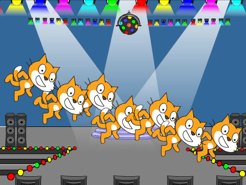 little mix with spinning dancing cats