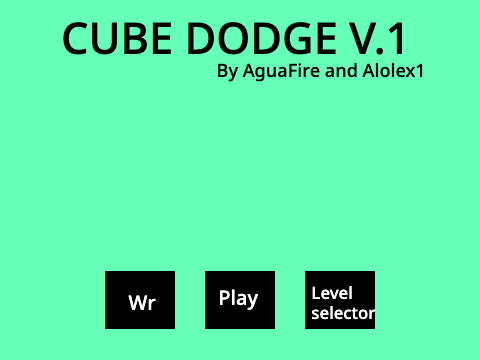Cube dodge menu