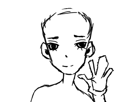 Hand raise animation
