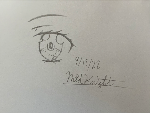 Eye sketch