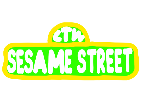 Sesame Street Logo In Scratch Mode