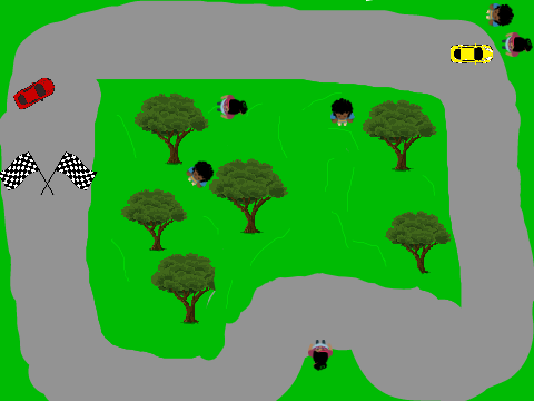 Racing game