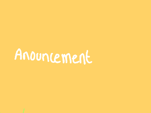 Important Announcement!