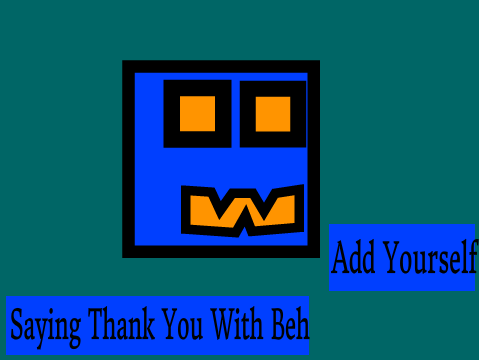 Add Yourself Saying Thank You With Beh