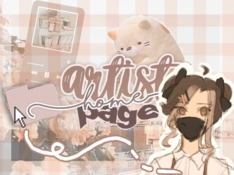 artist home page | folders, about me, + faq