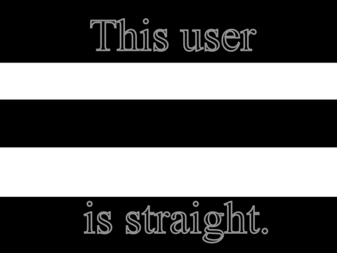 This user is straight.