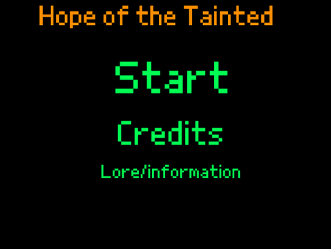 Hope of the Tainted (unfinished and scrapped)