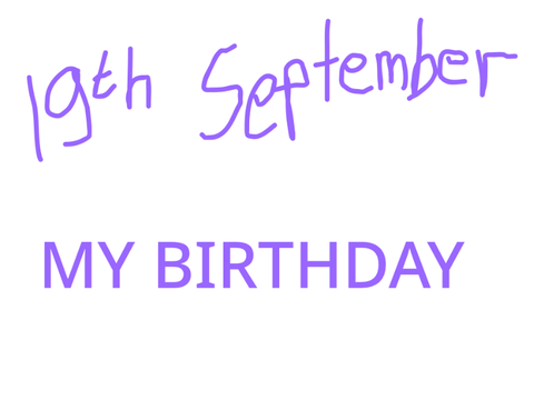 Birthday <3