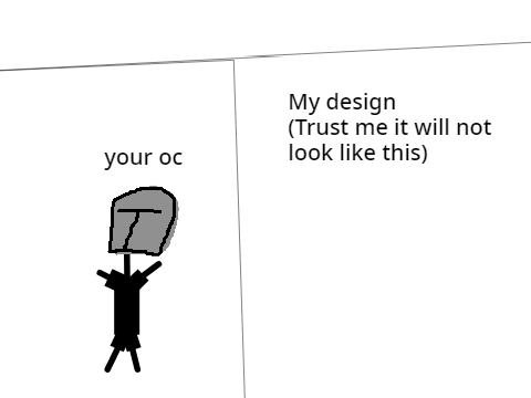 I'll redesign your oc!!  remix