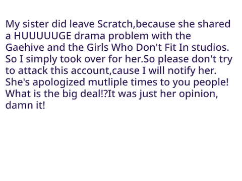 Ya'll,my sister didn't leave for God's sake-