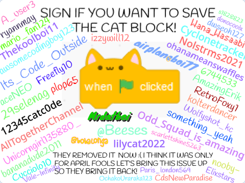 SIGN FOR CATS!