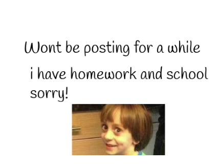 wont be posting!!