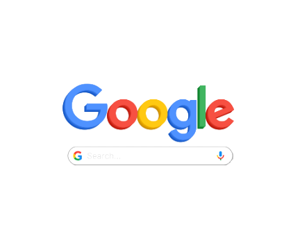 Google logo pen stamping