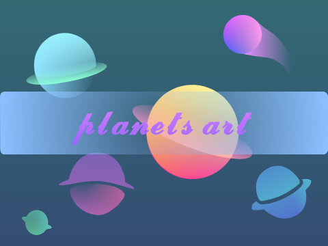 ✰planets art✩⋆⭒