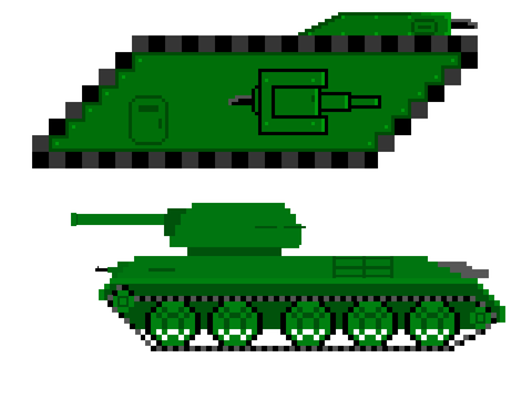 Pixel Tank Animations