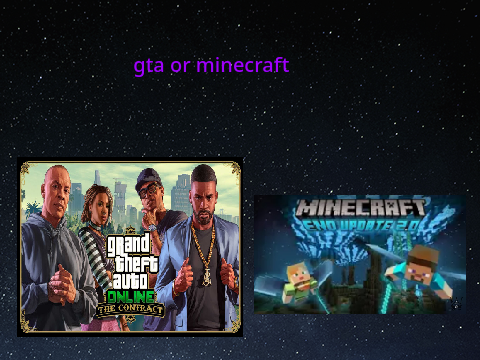 gta or mine craft