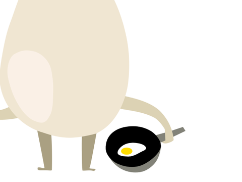 Egg is cannibal