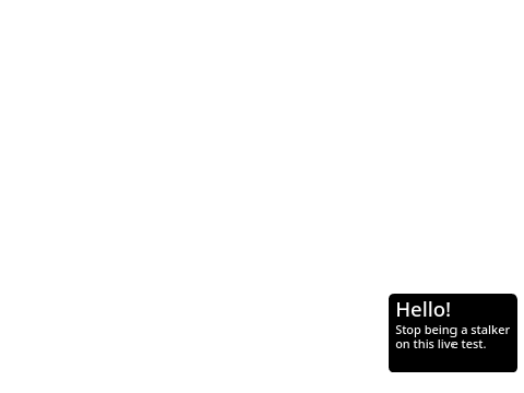 Live Notifications Test