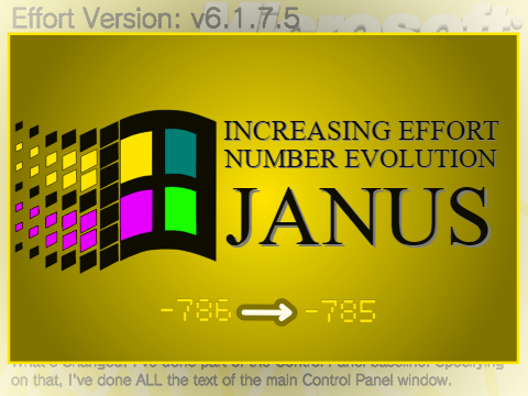 Increasing Effort Number Evolution Janus | -786 → -785