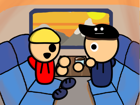 Add yourself on the train with me and Mr. Game