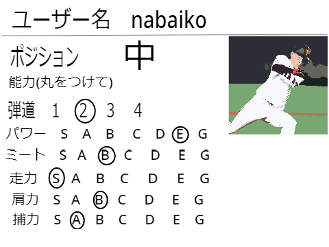 wsp野球部入部申込書野手版 remix