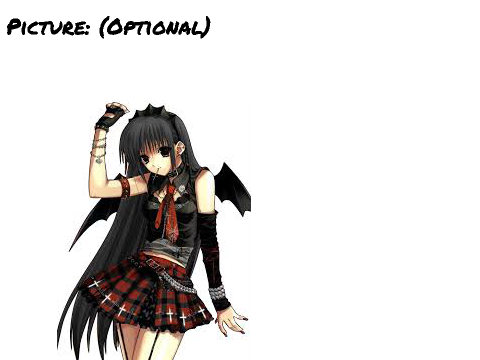 Vampires and humans RP sign up sheet remix