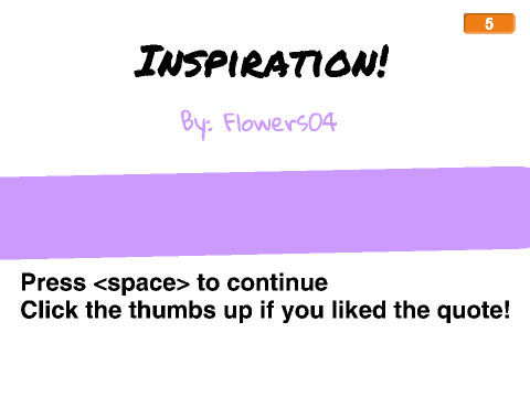 Inspiration!
