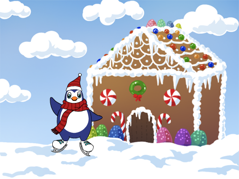 skating penguin