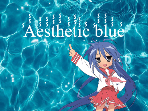 A҉e҉s҉t҉h҉e҉t҉i҉c҉ ҉b҉l҉u҉e҉