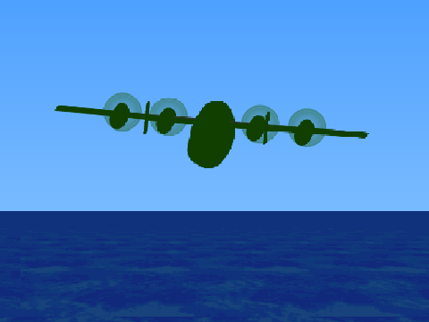 3D  WWII Plane    b24 liberator