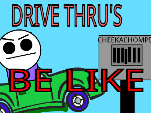 Drive Thru's be like... #animation