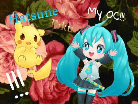 Hatsune Piku my old OC ( stolen but retrieved )