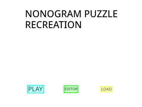 Nonogram Puzzle Recreation