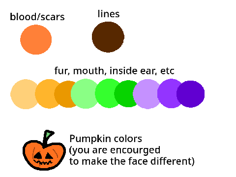 pumpkin's revenge pallet ideas