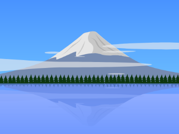 「富士山」背景素材2