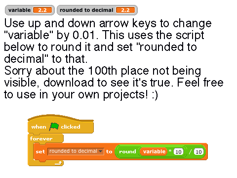Round variable