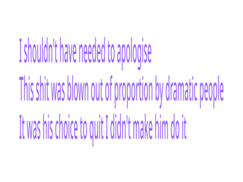 I Temp quit.