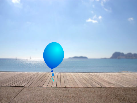 Boardwalk balloon game
